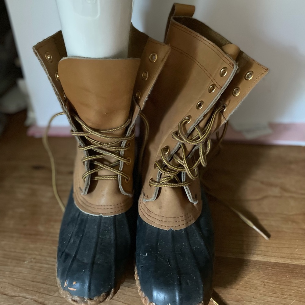 Sports leather lace up boots